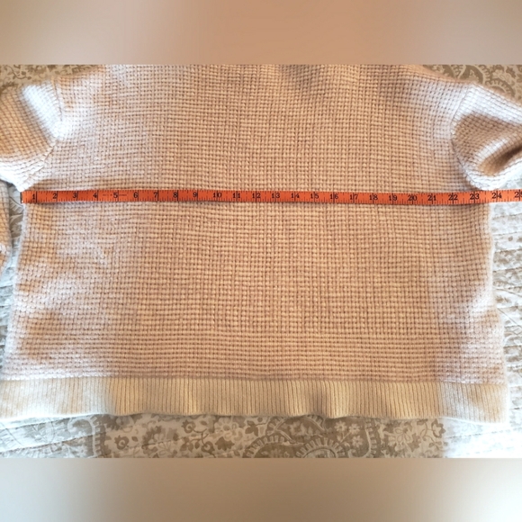 Nordstrom Cashmere Sweater Womens M Light Pink Crew Neck Pullover Boxy - Picture 7 of 9